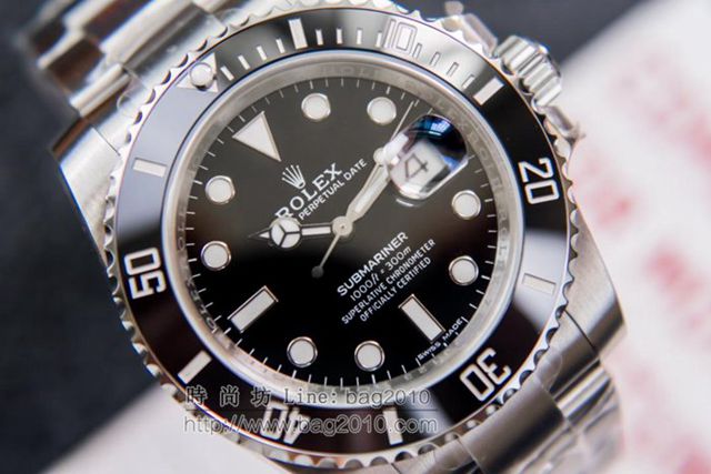 勞力士手錶 勞力士潛航者黑水鬼 3135自動機械 限量經典款 Rolex高端男士腕表  hds1610